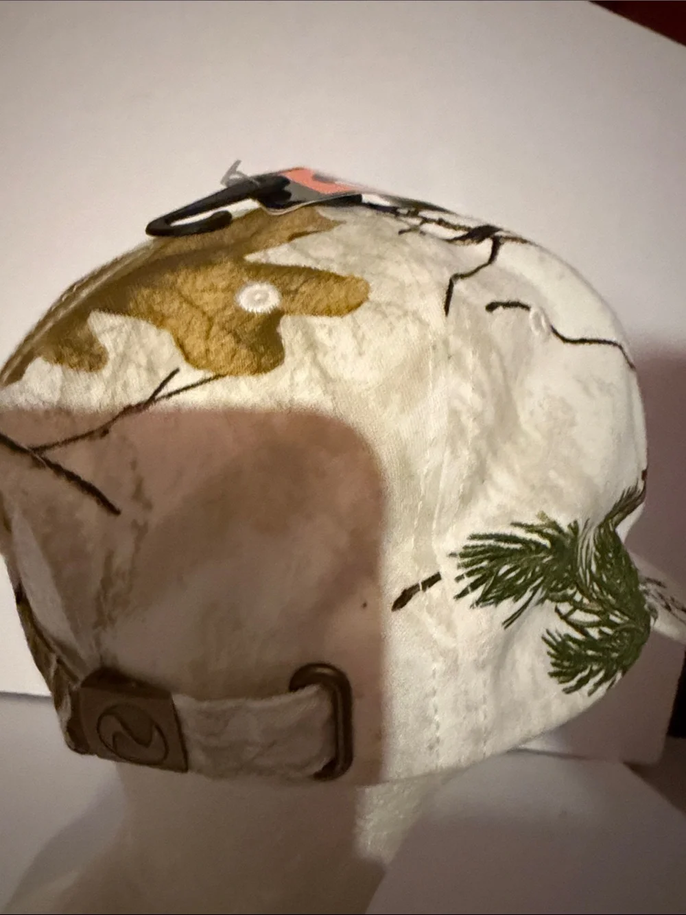 Newhattan Realtree Hardwoods Snow Camo Hunting Baseball Cap Hat NWT One Size